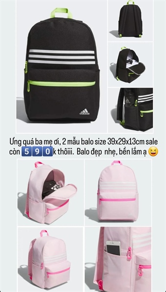 Adidas Balo đen IK4824