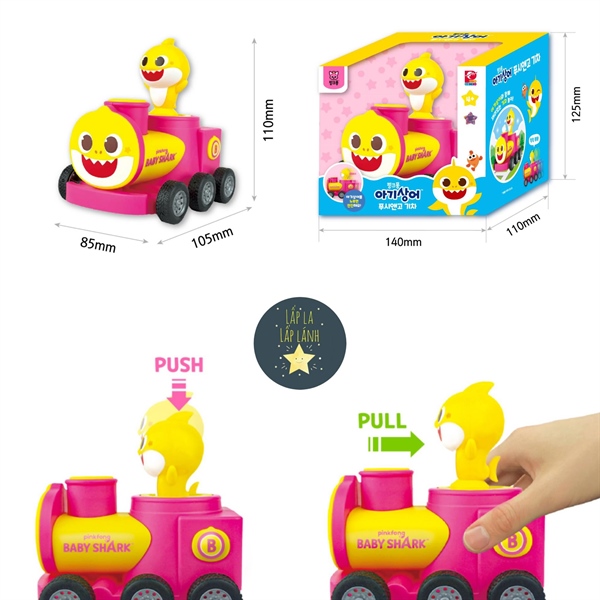 Pinkfong Push&Go Hồng