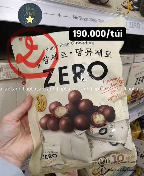 Lotte Zero crunchy chocolate ball