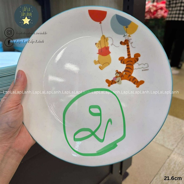 Corelle Đĩa sứ gấu Pooh