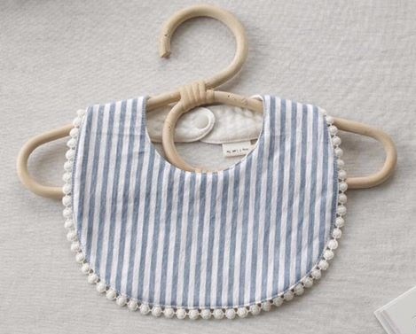 Yếm vải Bily Blue Stripe