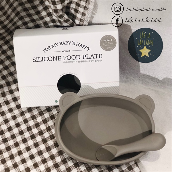 Modui Chén ăn gấu Beige