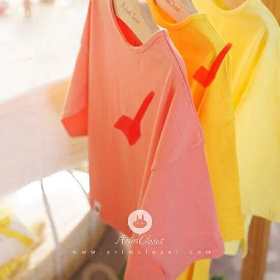 Arimcloset Áo thun tay lỡ