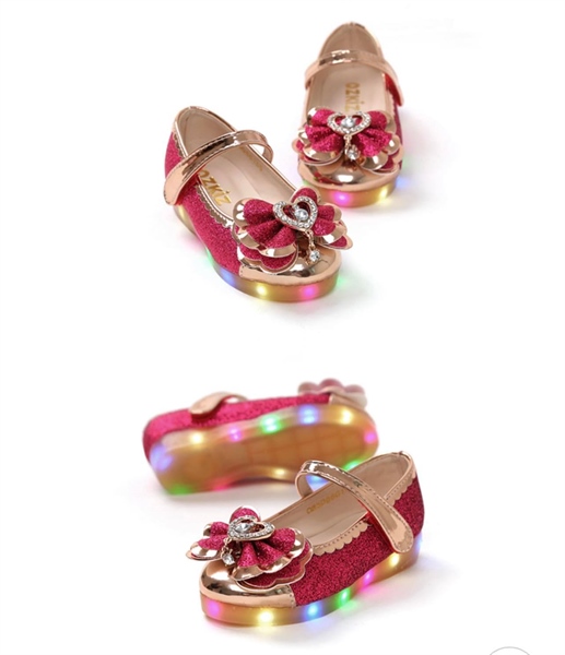 Ozkiz Giày led nơ đỏ size 190