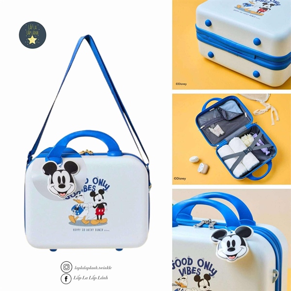 ModernHouse Set Ready bag và key ring Mickey and Donald