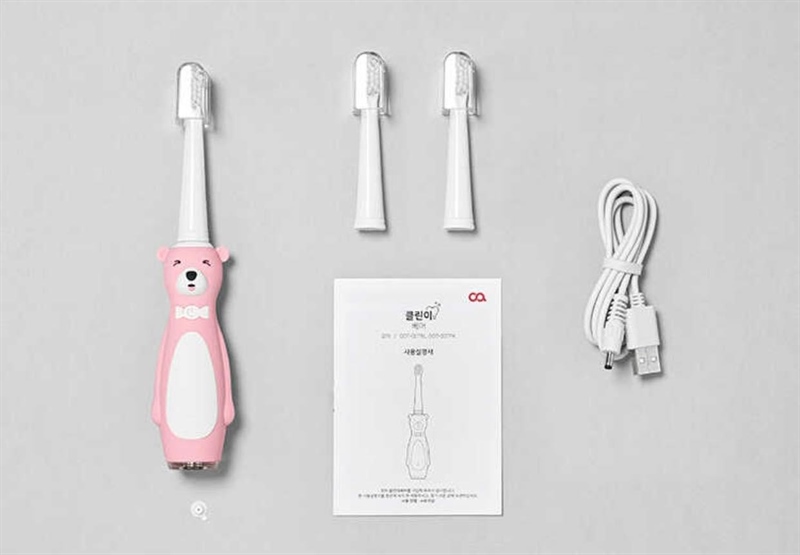 OA Bàn chải điện Gấu Hồng