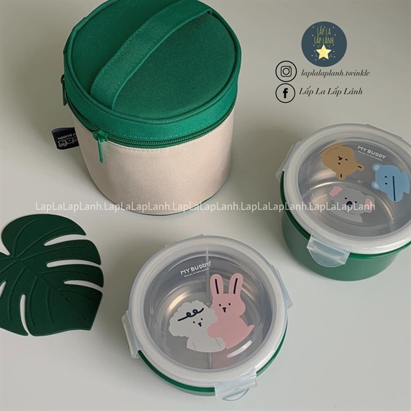 Dailylike lunch box Xanh Lá