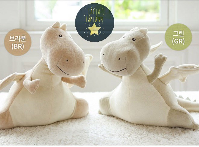 BlessNature Thú bông organic Rồng Green