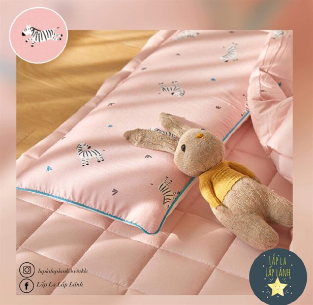 Formongde Wide pillow Ngựa vằn Hồng in 30x70cm