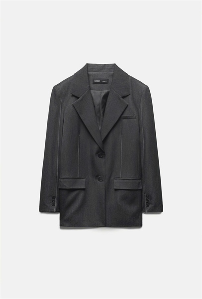 Mixxo Áo khoác màu charcoal size M