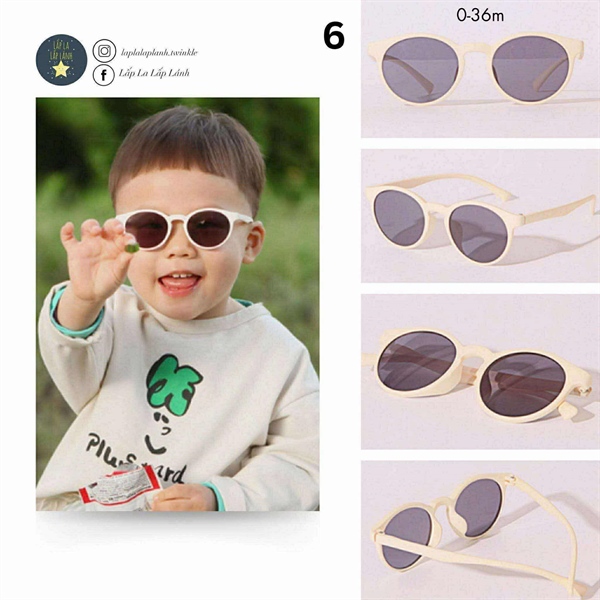 Ankyong Kính mát Baby Vàng banana