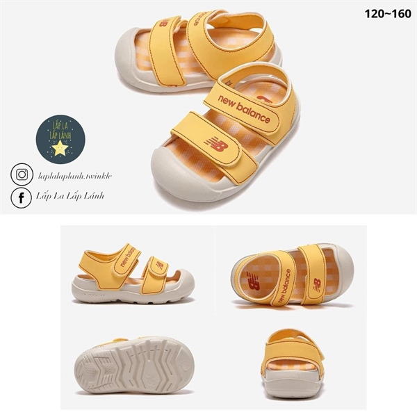 Newbalance Sandal K8809Y4I Vàng size 120