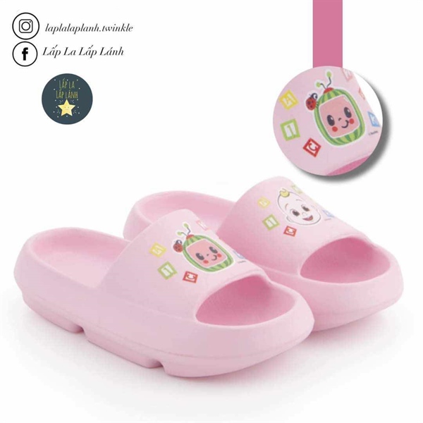 Pancoat Dép cocomelon Hồng size 180