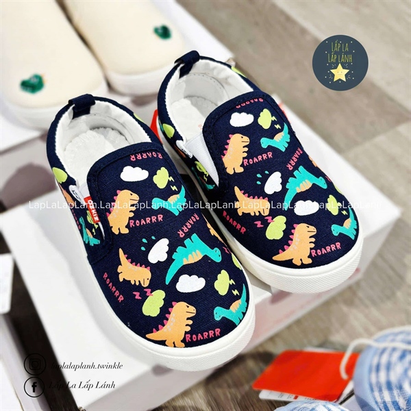Ozkiz Slip on Navy khủng long size 160