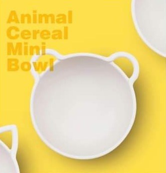 Nineware Chén gấu Trắng size to