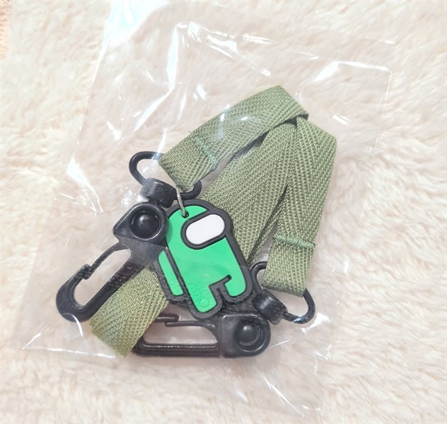 Lucyqueen Dây khẩu trang Among Us Xanh Lá