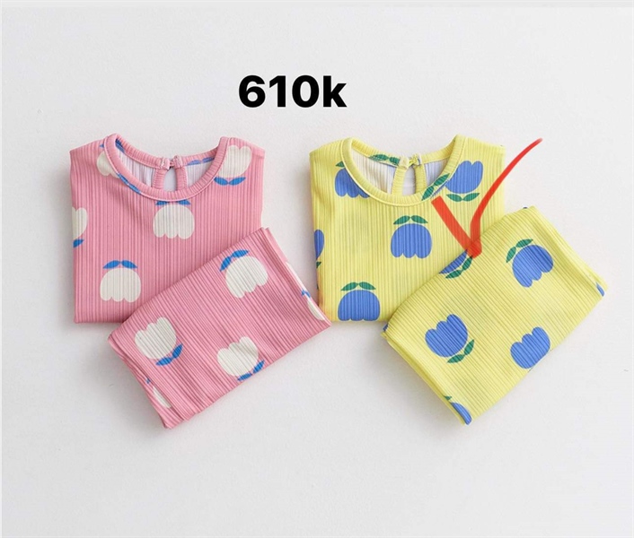 Oottbebe Đồ bộ tulip vàng size XS