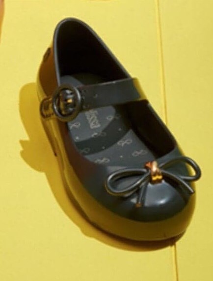 Minimelissa Giày búp bê đính nơ Đen