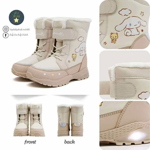 Shoelamode Ủng Cinnamoroll Beige