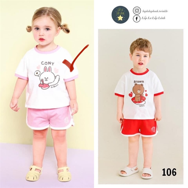 Mollimelli Đồ bộ thỏ hồng