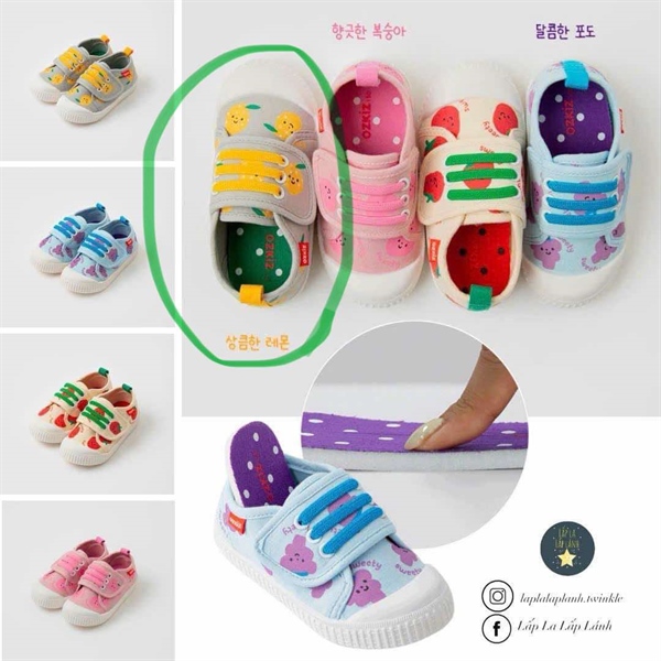 Ozkiz Slip on Chanh vàng size 170