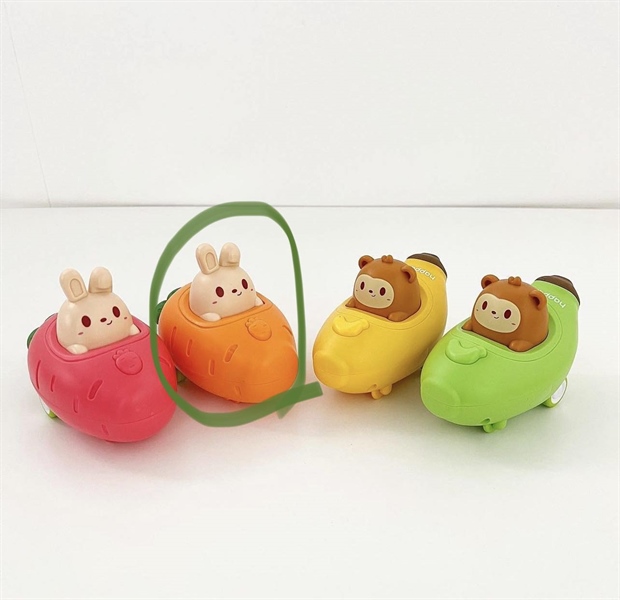 Happyplay Push & Go màu Cam