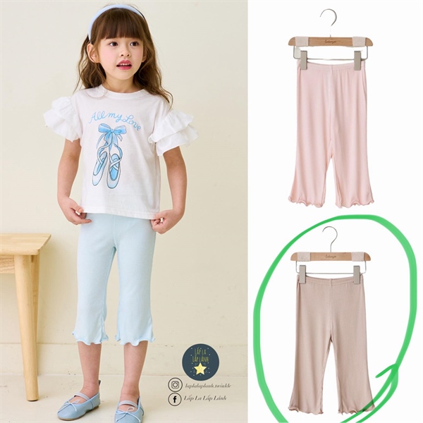 Bebezoo Quần legging brown size 100