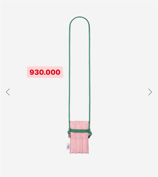 Pleatsmama Túi hồng