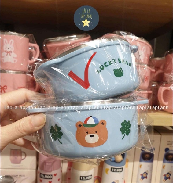 Modernhouse Chén inox Gấu xanh size nhỏ