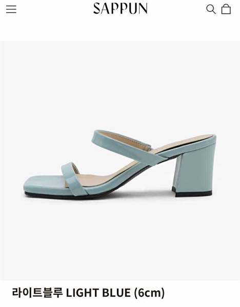 Sappun Dép Light Blue s250 6cm