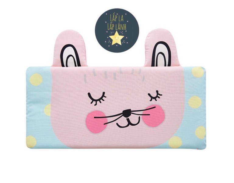 Bonitabebe Vỏ gối 3D mesh Thỏ hồng