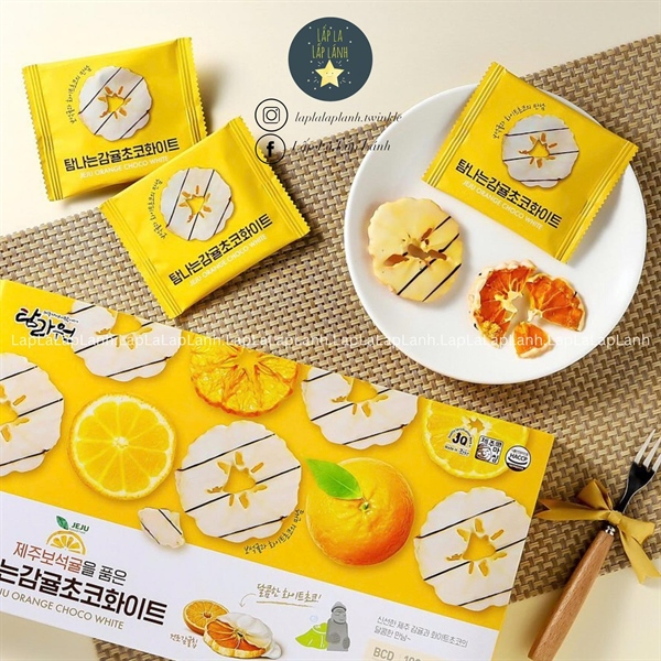 Ilhae Hộp quýt socola trắng