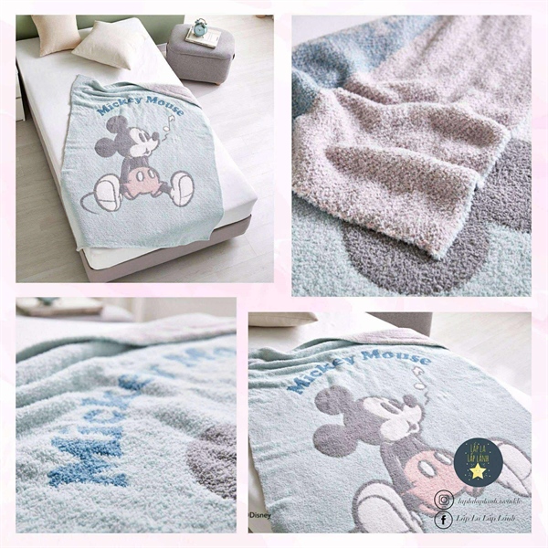 ModernHouse Chăn lông xù Mickey Xanh