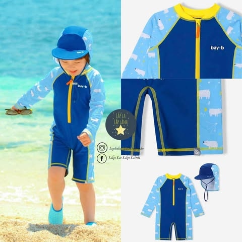 Bayb Set đồ bơi Navy 3p size L