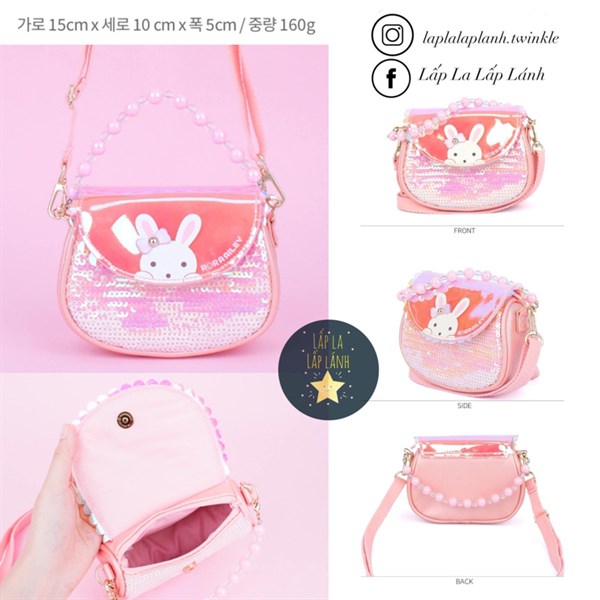 Winghouse Túi đeo chéo MA1080 mẫu Thỏ Hồng