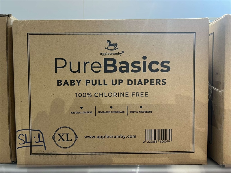 Applecrumby Bỉm ngày đêm Purebasics quần size XXL