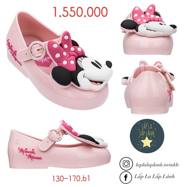 Minimelissa Giày búp bê Minnie Hồng