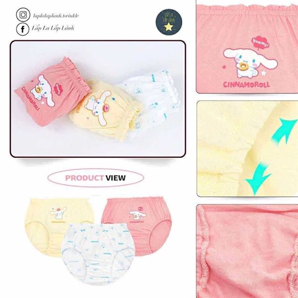 Renoma Set quần chip 3p Pochacco size 75