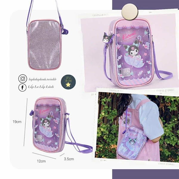 Winghouse Túi SC0563 Kuromi tím