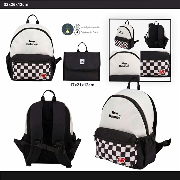 Newbalance Set Balo caro đen NK8AES404U