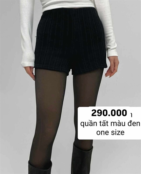 Blackup Quần tất đen