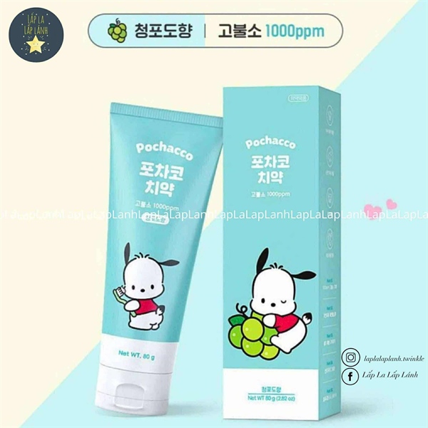 Atex Kem đánh răng Pochacco vị nho