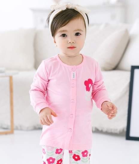 Cordi Set đồ Hoa đỏ tay dài