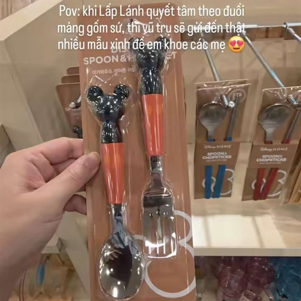 ModernHouse Set muỗng nĩa Mickey