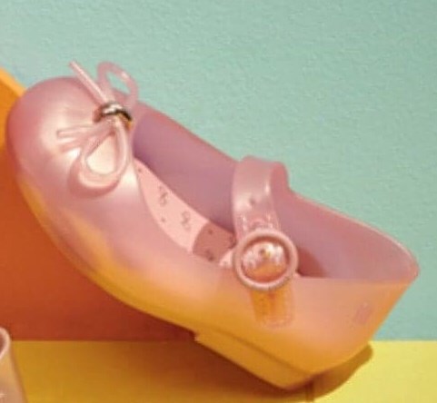 Minimelissa Giày búp bê đính nơ Hồng