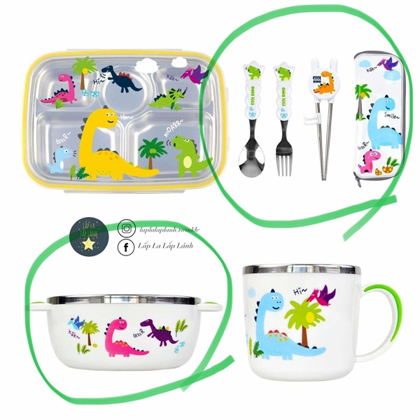 Dongyang Chén inox khủng long