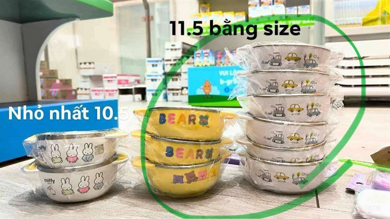 Dongyang Chén inox ô tô vàng size lớn