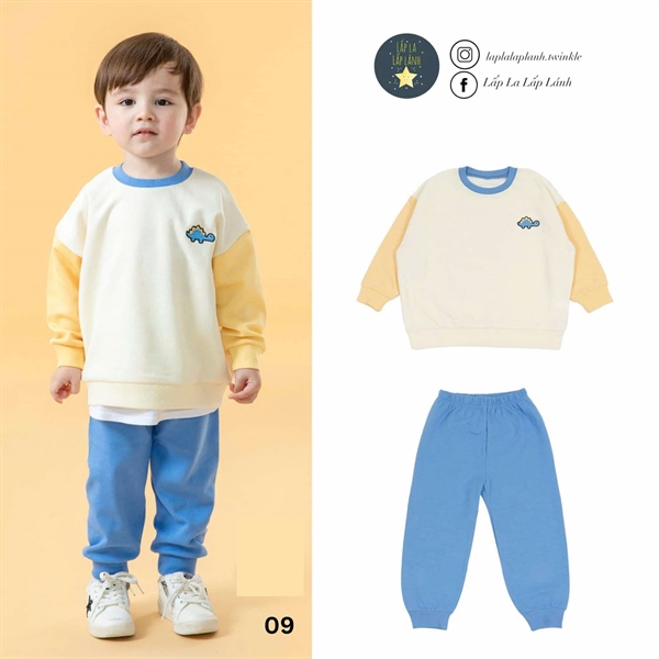 Kidscomo Đồ bộ số 9 size 3-4 y