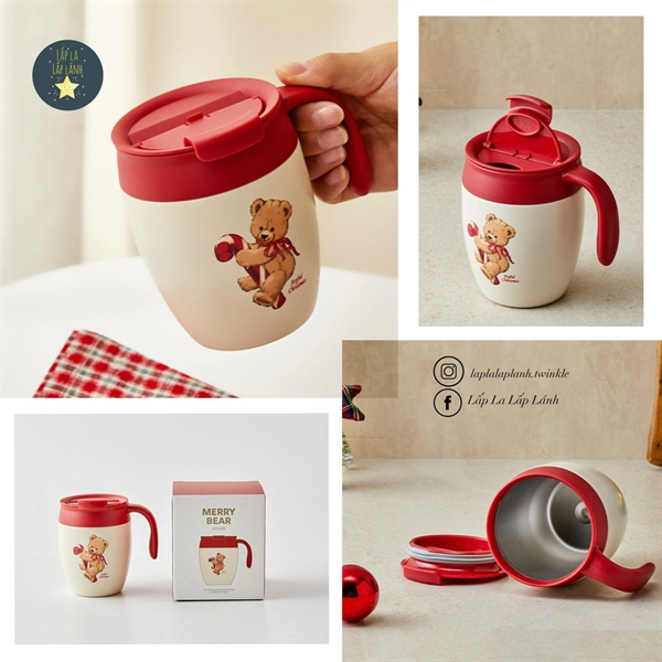 Modernhouse Ly giữ nhiệt Xmas Trắng