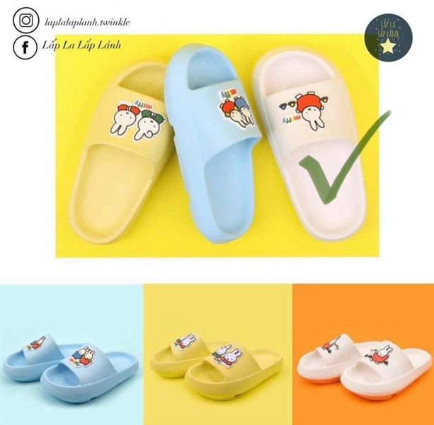 Pancoat Dép Miffy trắng size 150